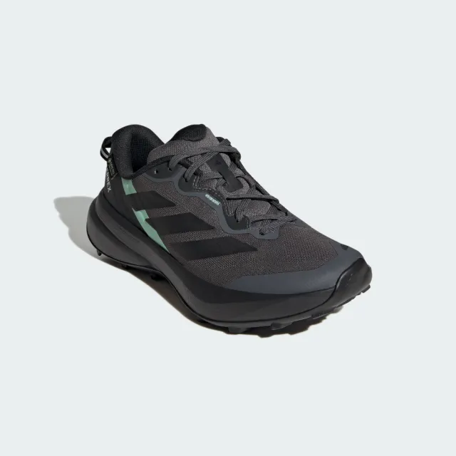 【adidas 愛迪達】TERREX TRACEFINDER PLUS GORE-TEX 越野跑鞋 運動鞋 慢跑鞋 防潑水 女鞋 HQ5112