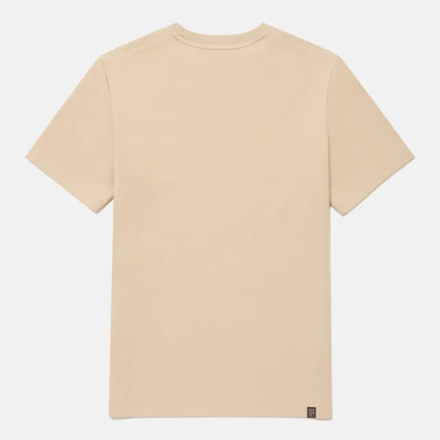 【DESCENTE】短袖上衣 男 女 中性 快排 MOVEMENT GRAPHIC SHORT SLEEVE T-SHIRTS 米 SR323UTS75-BEG0