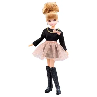 【TAKARA TOMY】Licca 莉卡娃娃 LD-17 甜美格紋秋妝莉卡