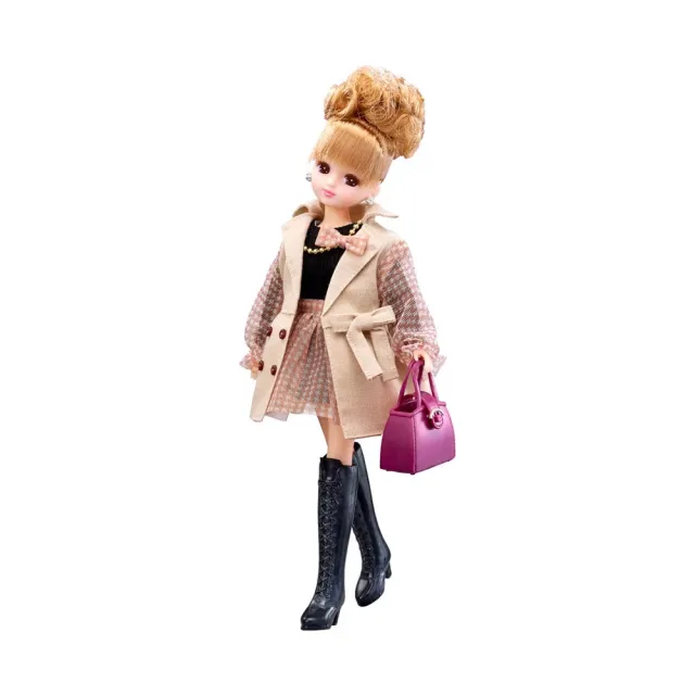 【TAKARA TOMY】Licca 莉卡娃娃 LD-17 甜美格紋秋妝莉卡