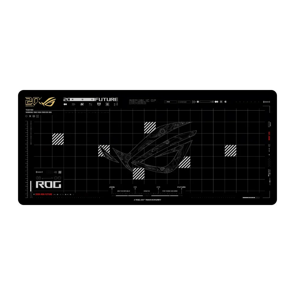 【ASUS 華碩】ROG Scabbard II XXL Edition 20周年電競滑鼠墊