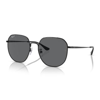 【RayBan 雷朋】大鏡片偏光太陽眼鏡(RB3680D 002/81)