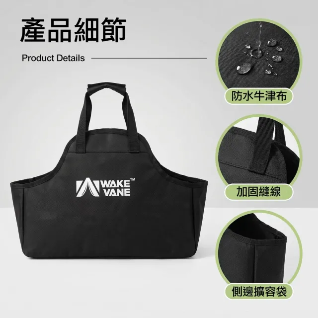 露營中毒本鋪 木柴收納包 木柴包 木柴收納 帆布柴包 帆布包 收納包 裝備袋 露營