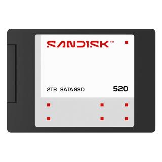 【SanDisk 晟碟】SANDISK 520 SATA SSD 2.5吋 2TB (公司貨)