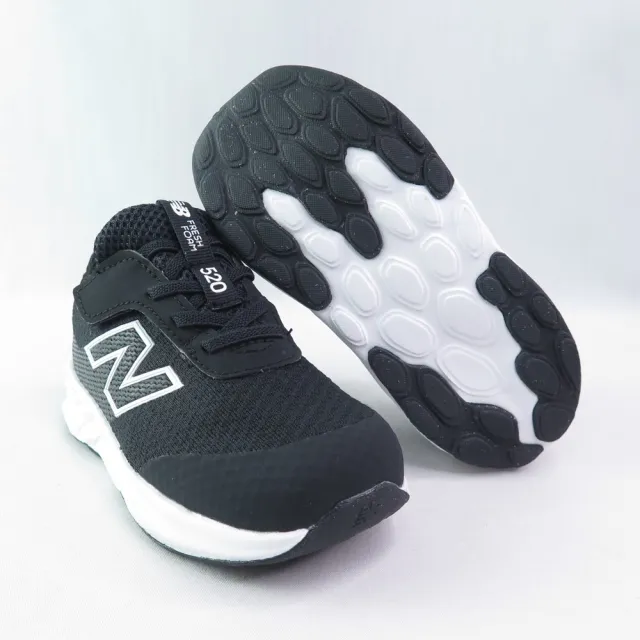 【NEW BALANCE】小童鞋 運動鞋 520 Airplane Hook & Loop W寬楦 魔鬼氈 (I5202C2黑x白)