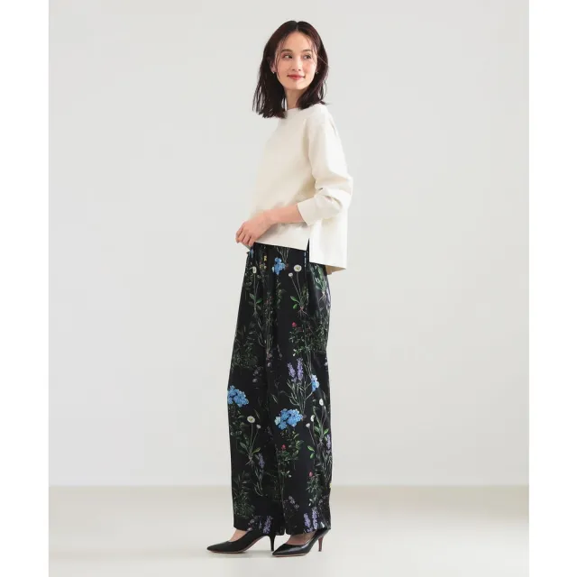 【BEAMS】官方旗艦館 Demi-Luxe BEAMS / 女裝 羅馬布 船領 上衣