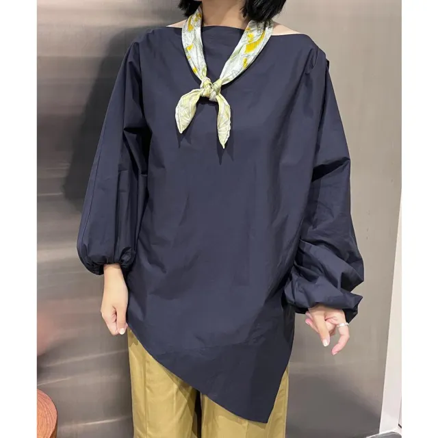 【BEAMS】官方旗艦館 Demi-Luxe BEAMS / 女裝 抓皺 露肩 上衣