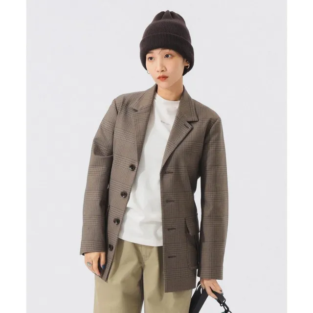 【BEAMS】官方旗艦館 BEAMS BOY / 女裝 格紋 狩獵 西裝外套