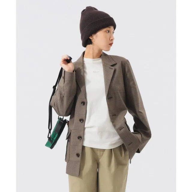 【BEAMS】官方旗艦館 BEAMS BOY / 女裝 格紋 狩獵 西裝外套