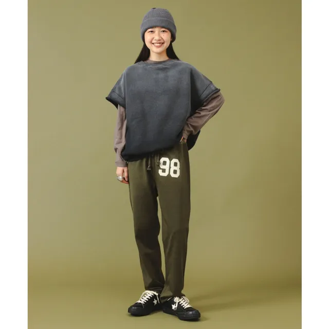 【BEAMS】官方旗艦館 BEAMS BOY / 女裝 Logo EASY 長褲