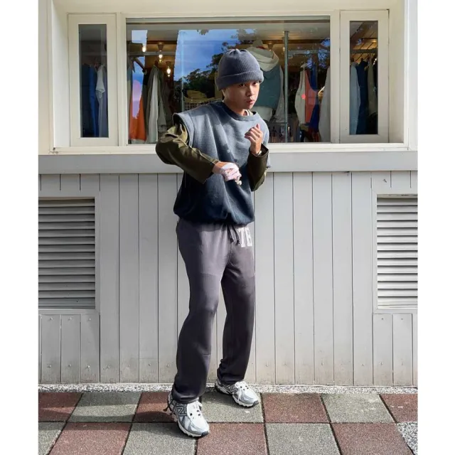 【BEAMS】官方旗艦館 BEAMS BOY / 女裝 Logo EASY 長褲