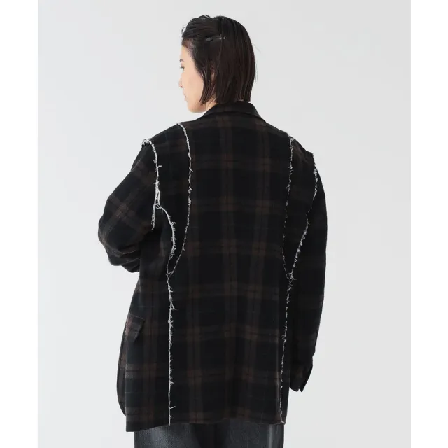 【BEAMS】官方旗艦館 maturely / 女裝 再生羊毛 剪裁 西裝外套