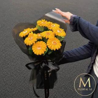 【Floral M】最好的祝福陽光非洲菊小型香水花束(情人節花束/告白禮物/求婚花束/香水花束/生日花束)