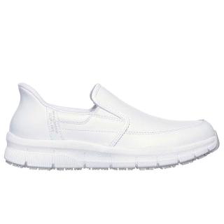 【SKECHERS】Nampa SR 女 護士鞋 工作鞋 無鞋帶 白(108235WHT)