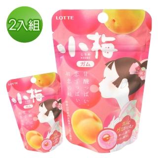 【Lotte 樂天】小梅口香糖26gx2入/組