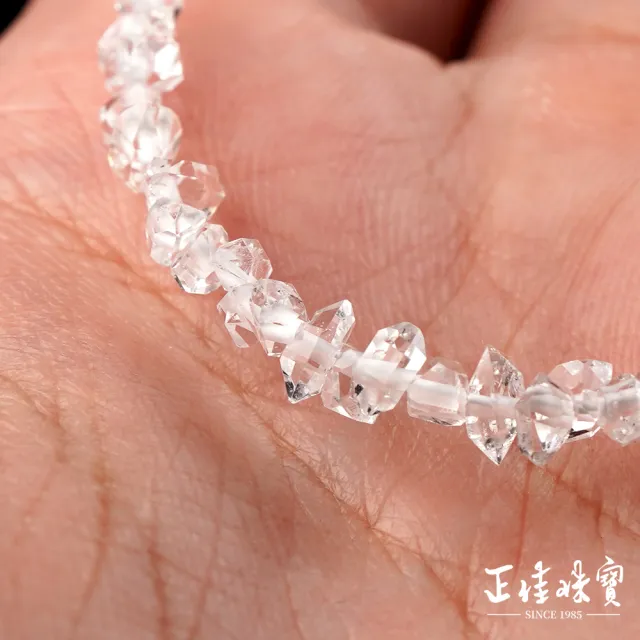 【正佳珠寶】閃靈鑽 高品赫基蒙白閃靈 3.5g 閃靈鑽手鏈｜磁鐵扣