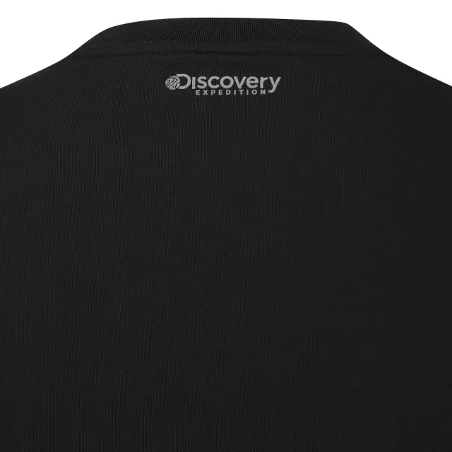 【Discovery Expedition】Denver 男版長袖T恤 大學T(DMRL31064-BKS)