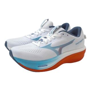 【MIZUNO 美津濃】美津濃 Mizuno WAVE RIDER 30 SW 慢跑鞋 男鞋 白藍/橘 J1GM262151 no342