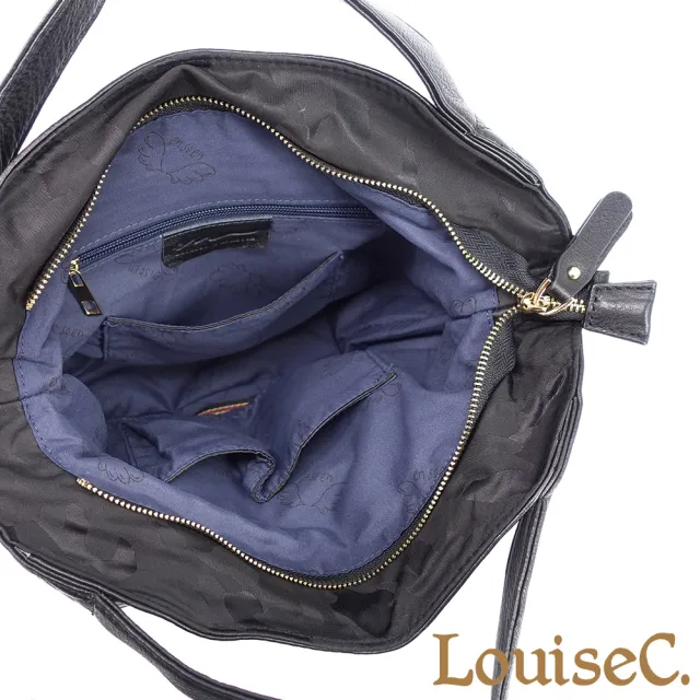 【LouiseC.】雙11 Tree House 牛皮 輕盈尼龍 中型手提斜背防水包 15色 YS98233