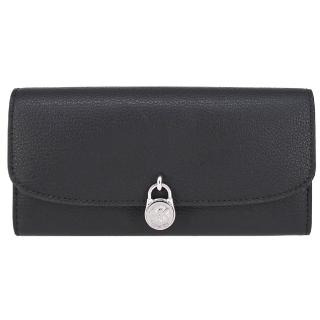 【Michael Kors】HAMILTON系列 貴婦風 金字鎖頭LOGO 翻蓋 長夾(多色任選)