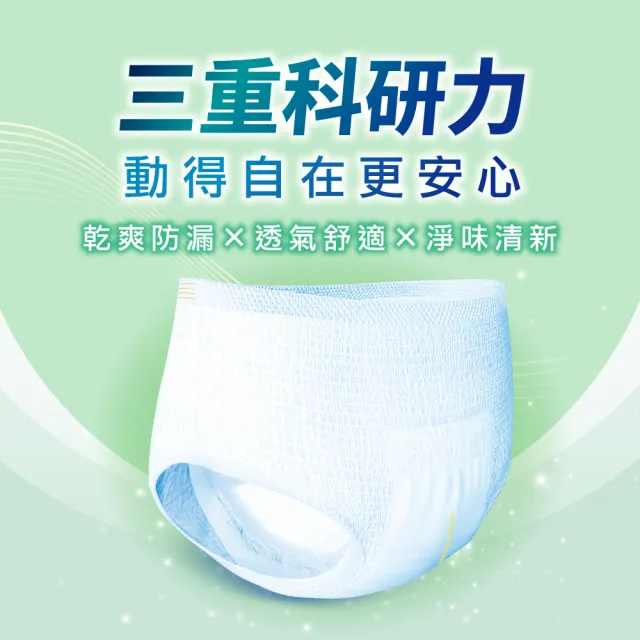 【Dr.P ProX 科研】貼心透氣活力褲M/L-XL(4包/箱購 成人褲型紙尿褲/復健褲)/包大人科研