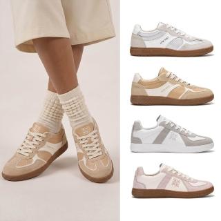 【NINE WEST】真皮復古拼接德訓鞋(多款任選) 窄楦 B楦 厚底 增高 休閒鞋