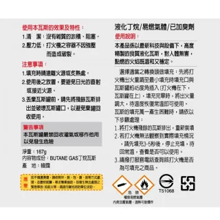 【妙管家】露營中毒本鋪 300cc 打火機油 打火機補充 點火器專用瓦斯罐 填充瓦斯罐 露營