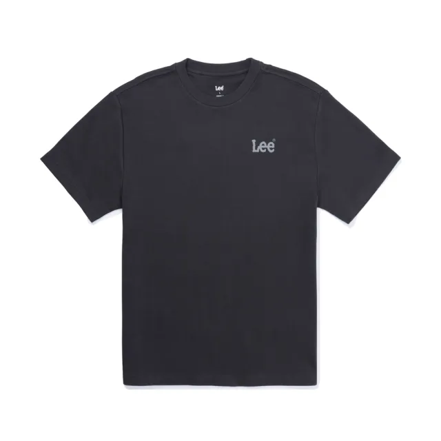 【Lee】男裝 短袖T恤 / 背部下擺圖標印花 共3色 舒適版型 / LB602115001 LB602115009