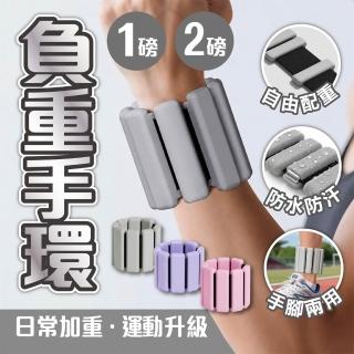【keep power】1磅 可調節負重手環*2只入 鑄鐵 負重腳環 負重沙袋 運動重量手環 重量訓練 健身