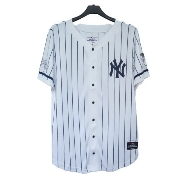 【FANATICS】MLB棒球衣 JUDGE 99 法官 洋基隊 經典白條紋 (MBPJS525226WH1)