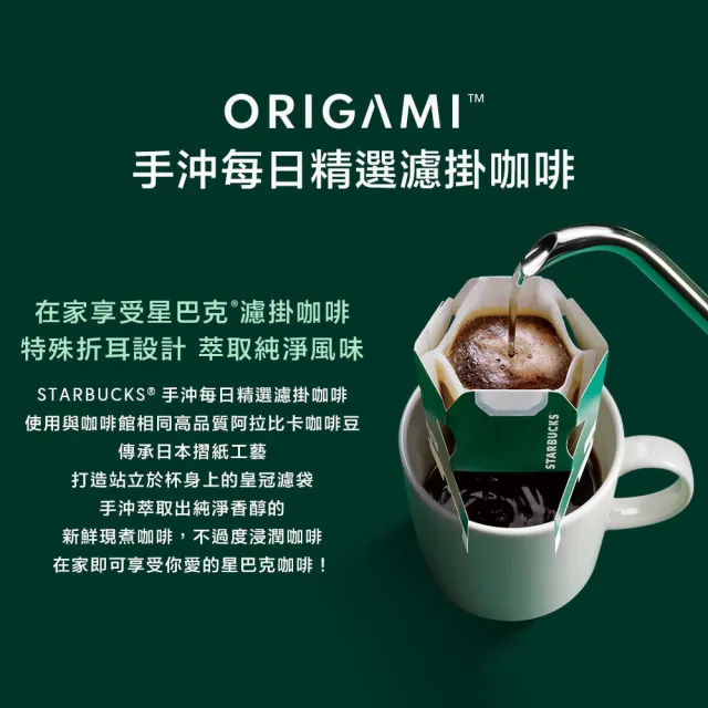 【STARBUCKS 星巴克】秋季濾掛咖啡(4入)