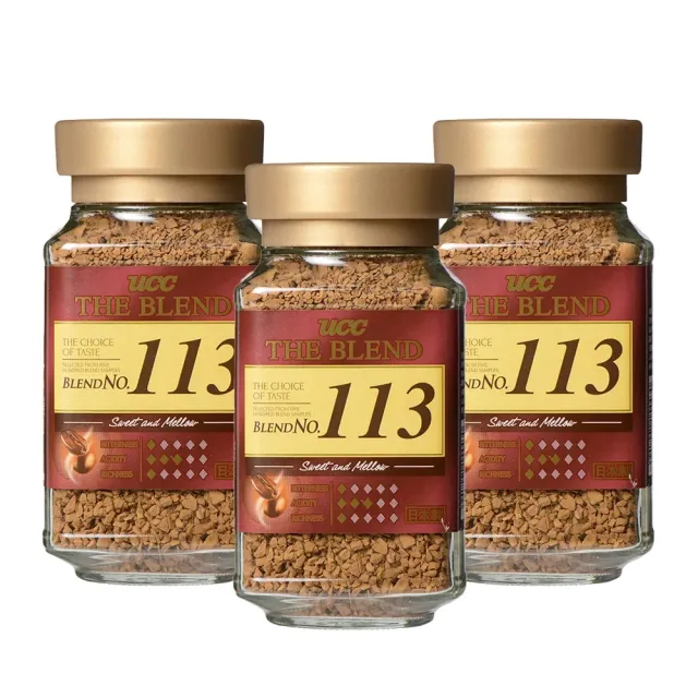 【UCC】113即溶咖啡90gx12罐/箱