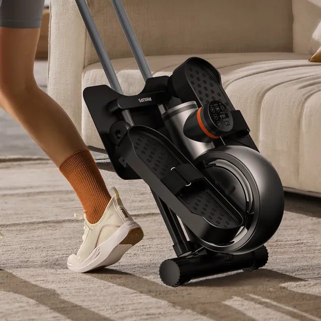 【Philips 飛利浦】FIT3202S 飛利浦電動mini橢圓機(踏步機/復健機/坐走機/超慢跑/循環機)