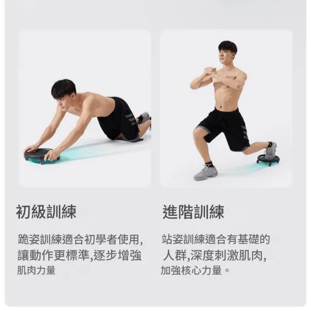 森田小倉·健腹輪滑盤 健身靜音腹肌健身器材（男女家用滑行萬向輪卷腹力量核心）