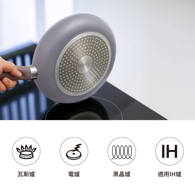 【LocknLock 樂扣樂扣】官方直營 輕曜漸層不沾IH雙鍋組 28cm炒鍋+30cm平煎(超輕量設計/全爐具適用)