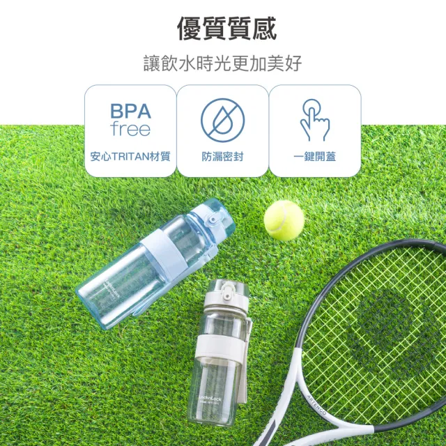 【LocknLock 樂扣樂扣】超值二入組 官方直營 Tritan優質彈蓋提帶水壺 1000ml(三色任選/Tritan材質/水壺)
