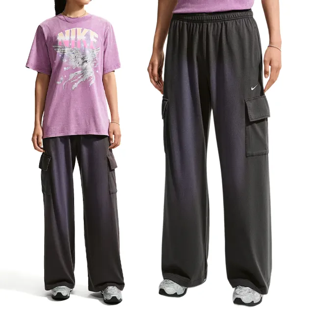 【NIKE 耐吉】As W Nsw Phnx Cargo Pants 長褲 女款 黑色 寬鬆 工裝口袋 IW1199-060
