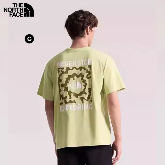 【The North Face】線上獨家款｜北面男女款 FLASHDRY速乾透氣LOGO短T (多款任選)