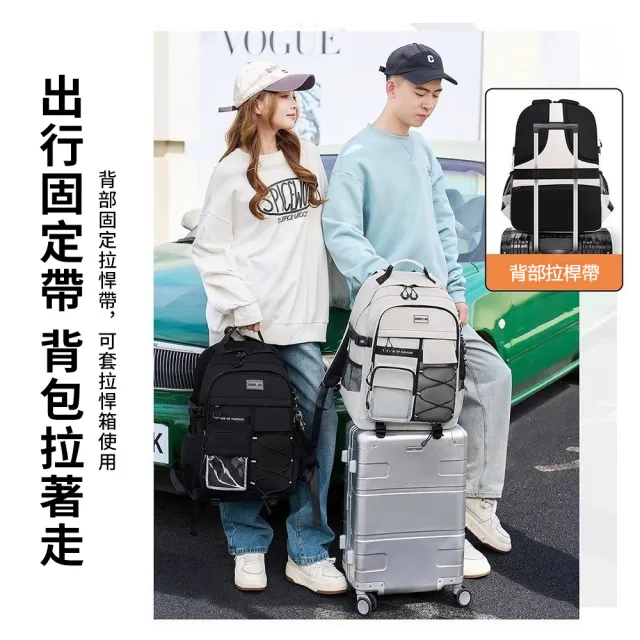 【Starshop】減壓護脊兒童書包 大容量分層雙肩包 輕量國小/國中學生後背包 男女童雙肩後背包 學生書包