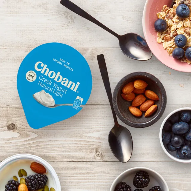 【Chobani】希臘優格 原味低脂160g*8杯 箱購(希臘優格 原味)