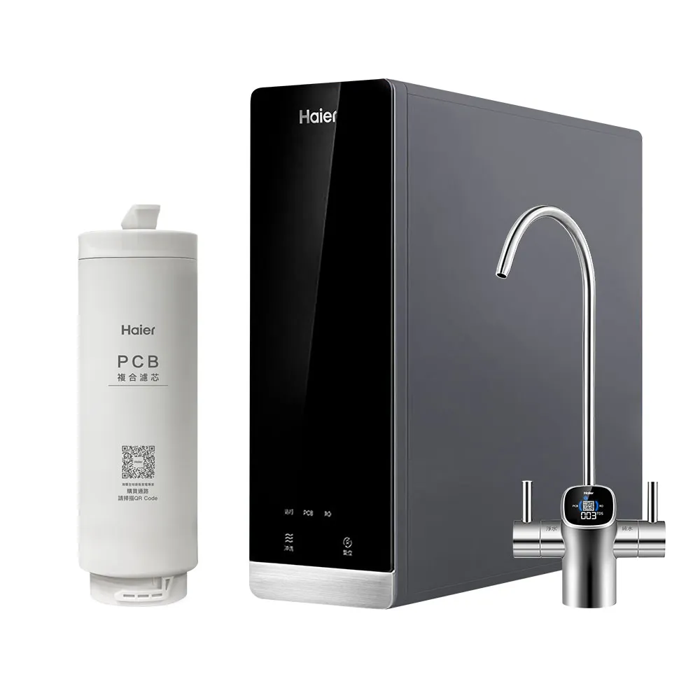 【Haier 海爾】RO鮮活淨水器/淨水機800G 濾水器/生飲/廚下型/直出(贈基本安裝)
