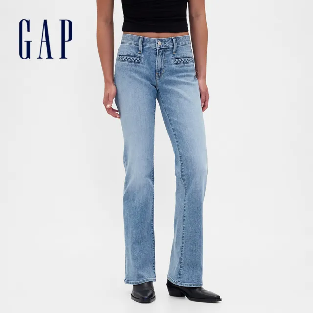 【GAP】女裝 低腰修身長版/喇叭牛仔褲-多款任選(866133&&844114)