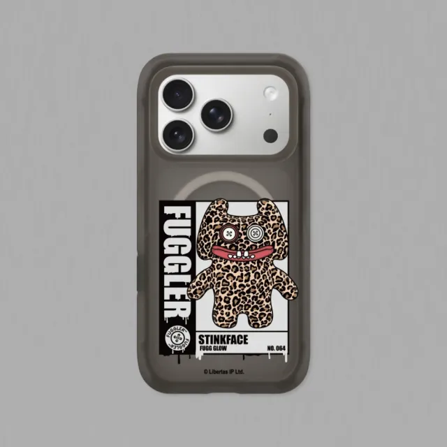 【RHINOSHIELD 犀牛盾】iPhone 15/16/17系列AirX 氣墊磁吸防摔手機殼/豹意思 請收編(Fuggler放克牙寶)