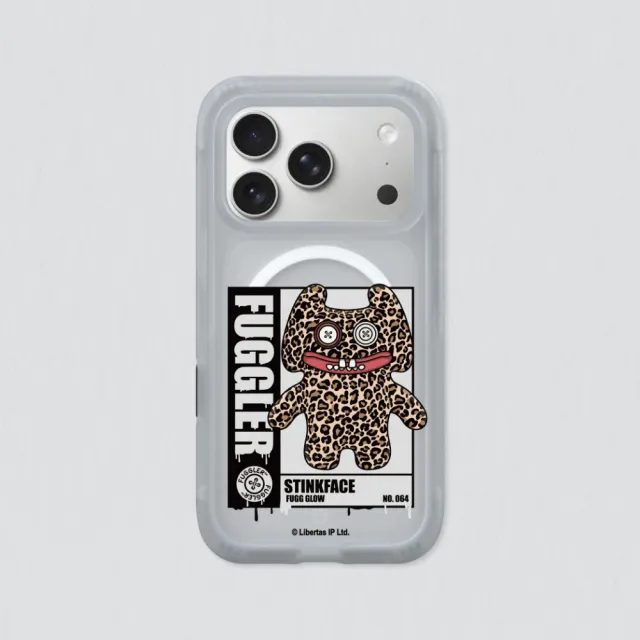 【RHINOSHIELD 犀牛盾】iPhone 15/16/17系列AirX 氣墊磁吸防摔手機殼/豹意思 請收編(Fuggler放克牙寶)