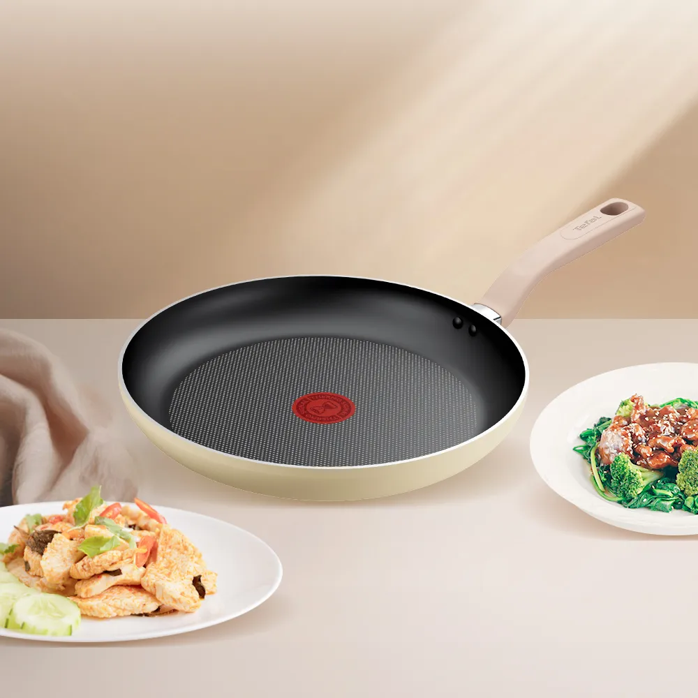 【Tefal 特福】Daisy系列28CM不沾鍋平底鍋(IH爐可用鍋/電磁爐適用)