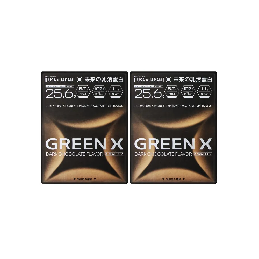 【TAIZAKU 火星生技】GreenX進化乳清蛋白-醇黑可可風味 2入 40gX4包/盒(分離乳清蛋白)