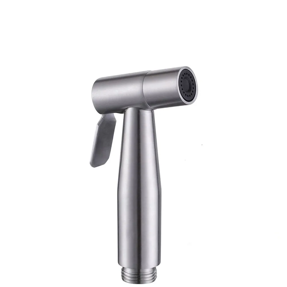 304不鏽鋼馬桶噴槍（單噴槍-拉絲）(免治沖洗器.婦洗器.增壓沖洗器.衛浴噴槍.沖洗器.浴室.免痔.廁所)