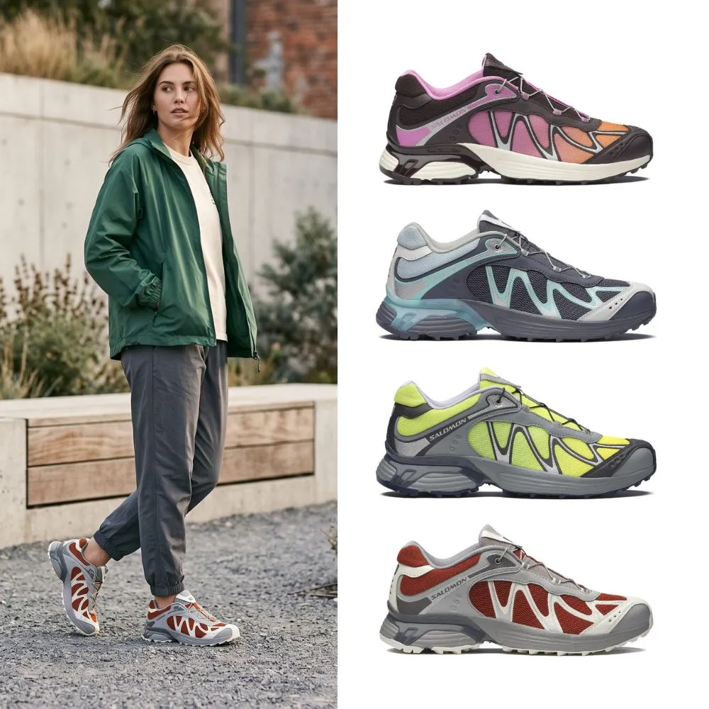 【salomon】XT-WHISPER 運動鞋 男女款 多色選_仙客來紅/冰藍/夏普綠/煅赭石