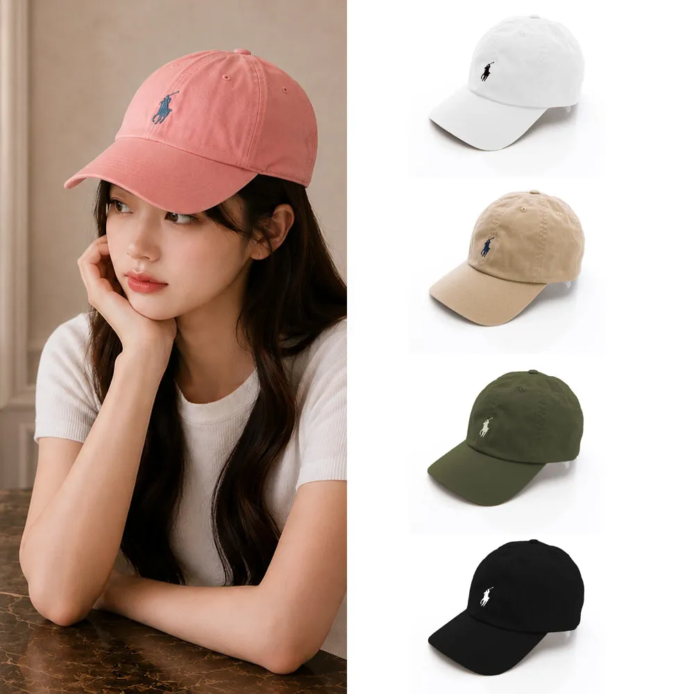 【RALPH LAUREN】POLO小馬logo刺繡 棒球帽(多色任選)