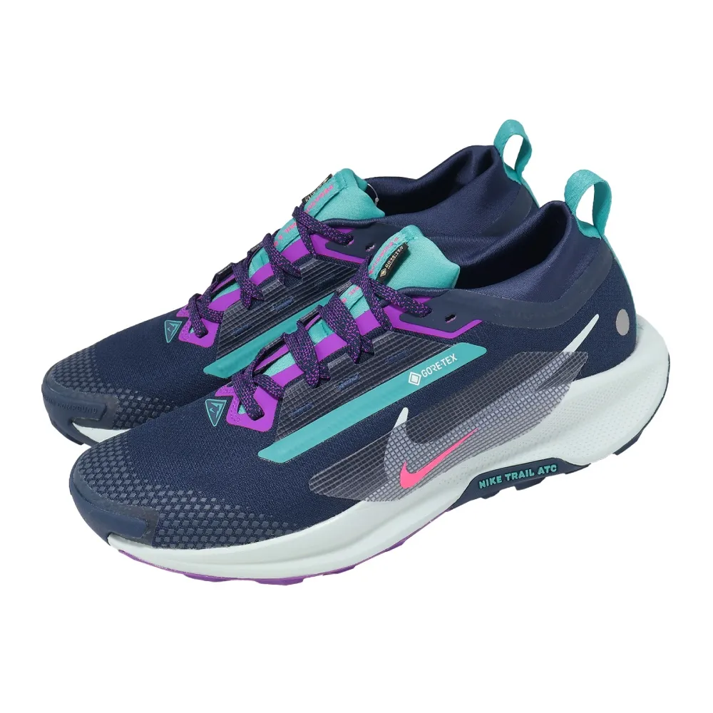 【NIKE 耐吉】防水越野跑鞋 Pegasus Trail 5 GTX 男鞋 藍 戶外 機能 FQ0908-403